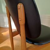 Set of 6 vintage "Pégase" chairs by Baumann.
