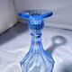 Paire de bougeoirs ou vases Jamestown blue Virginia par Fostori