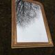 Large Louis Philippe golden mirror