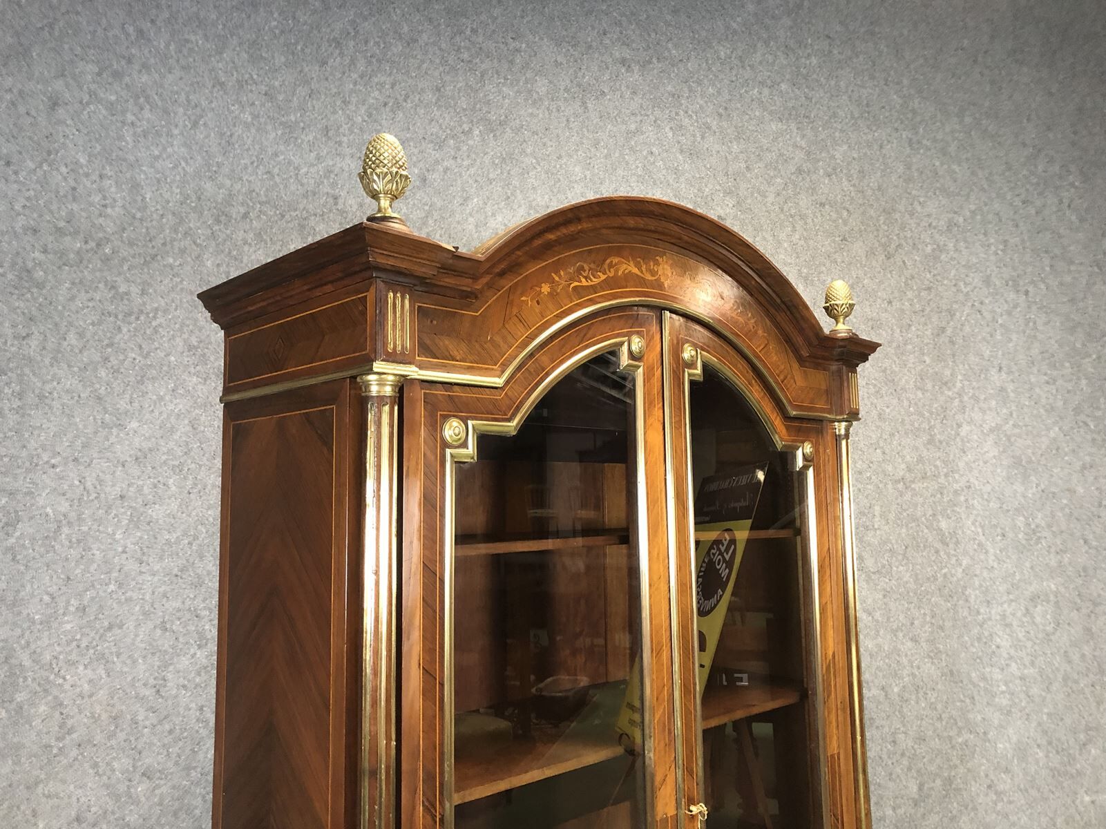 Louis XVI-style library in rosewood - late 19th century