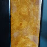 1970s elm magnifying glass table lamp