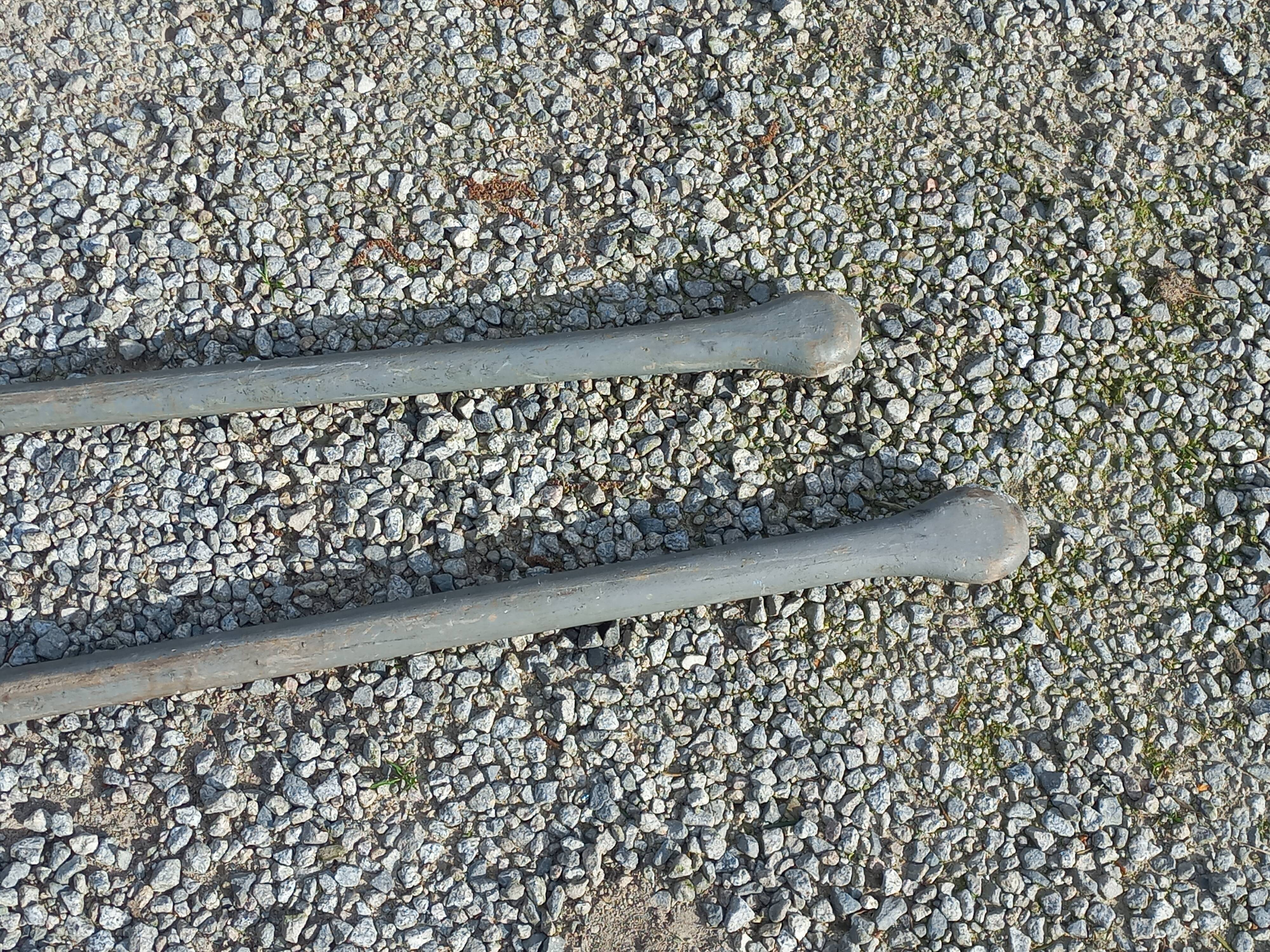 Old pair of boat oars
