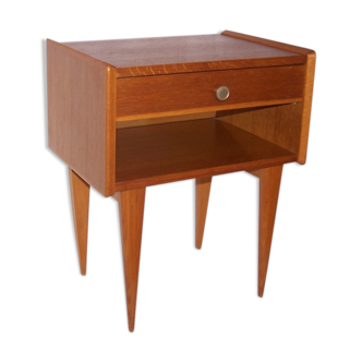 Table chevet style scandinave années 50