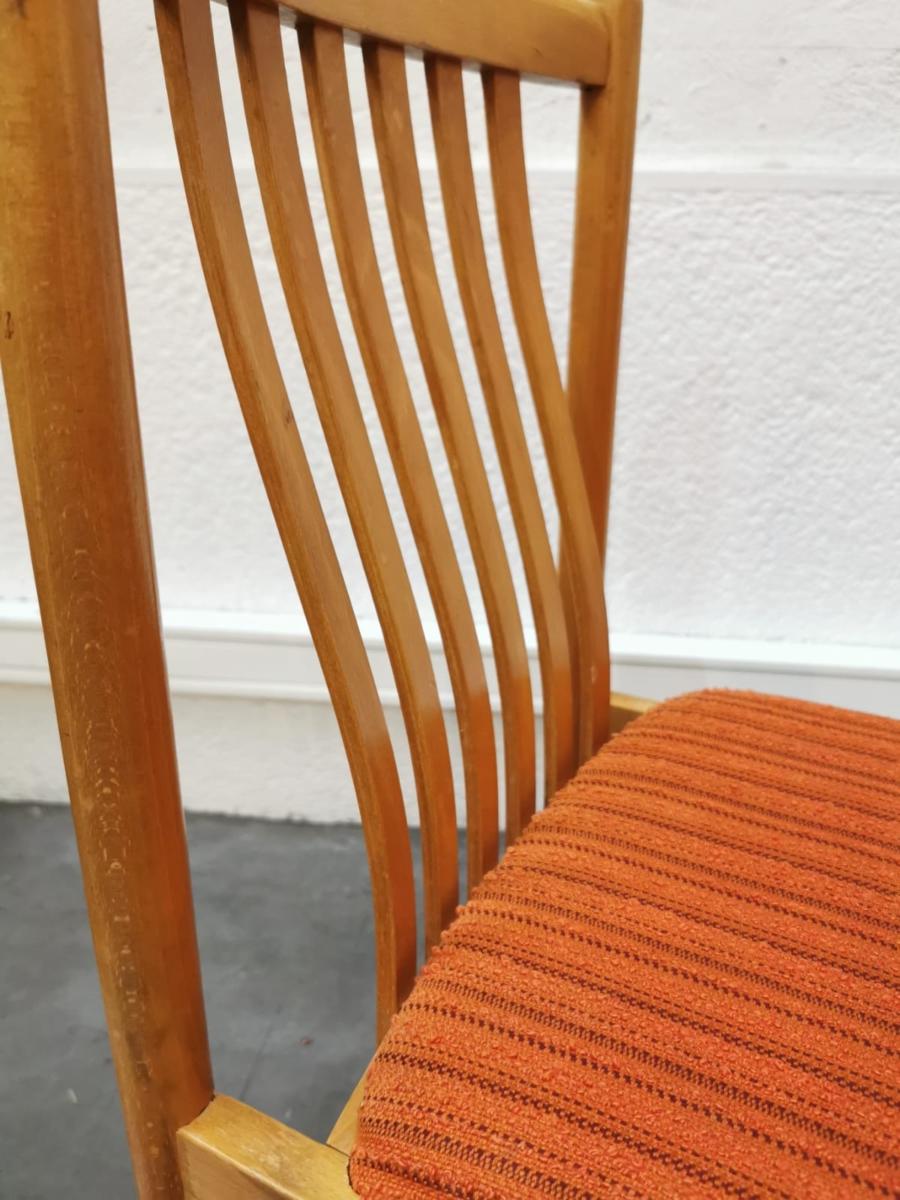 Lot de 4 chaises vintage République Tchèque 1960