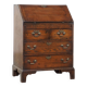 Antique subtle English secretaire from the early 19th century