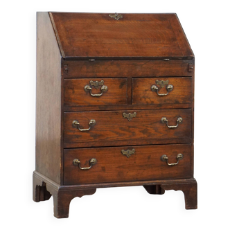 Antique subtle English secretaire from the early 19th century