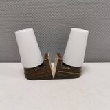 Ceramic bathroom lamp designed by Sigvard Bernadotte for IFÖ Sweden.