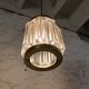 Scandinavian brass and glass pendant for Reijmyre by Paul Kedelv
