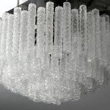 Vintage italian murano glass chandelier by Toni Zuccheri for Venini, 1960s