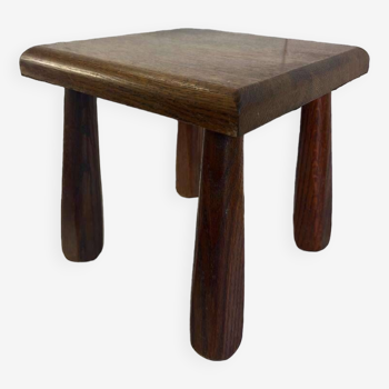 Vintage brutalist side table / plant table