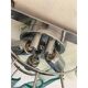 Pair of Italian Contemporary Murano Glass “Selle” Sconces with Green Water