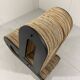 Sculpted cardboard & plywood lounge chair, 1990’s