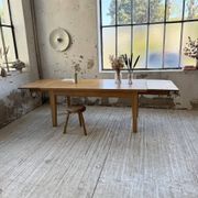 Table de ferme extensible en chêne massif