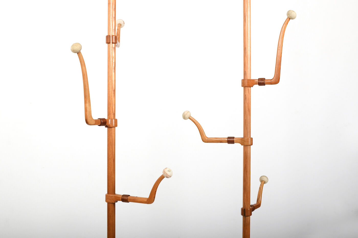 Pair of 1950s Sculptural Danish Jacket/Hat Stands by Harbo Sølvsten
