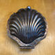 Vintage Silver-Plated Scallop Shell Butter Dish #E160