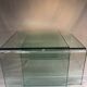 Set 2 glass nesting tables 1980