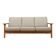 Canapé en chêne, design danois, années 1960, designer : Hans J. Wegner, fabricant : Getama