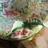 Polylobed earthenware salad bowl