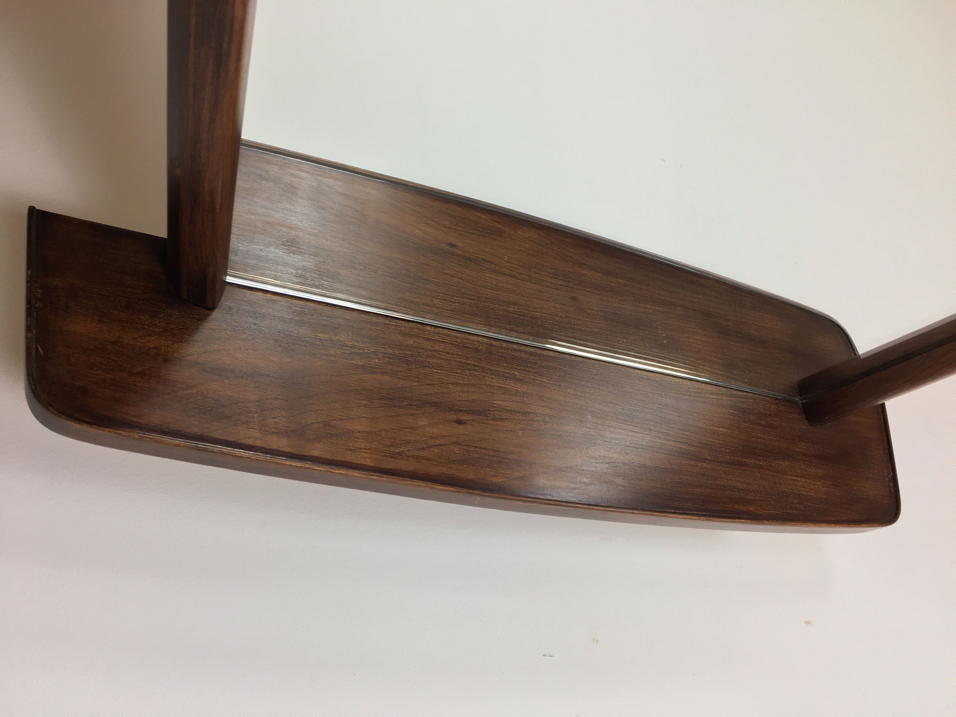 Scandinavian mirror with 116x68 cm tablet