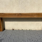 Solid oak beam console