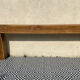 Solid oak beam console