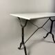 Bistro table with marble top