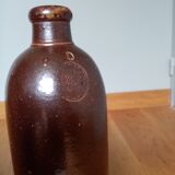 High bottle with brown enamelled sandstone handle Amsterdam