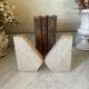 Pair of marble bookends