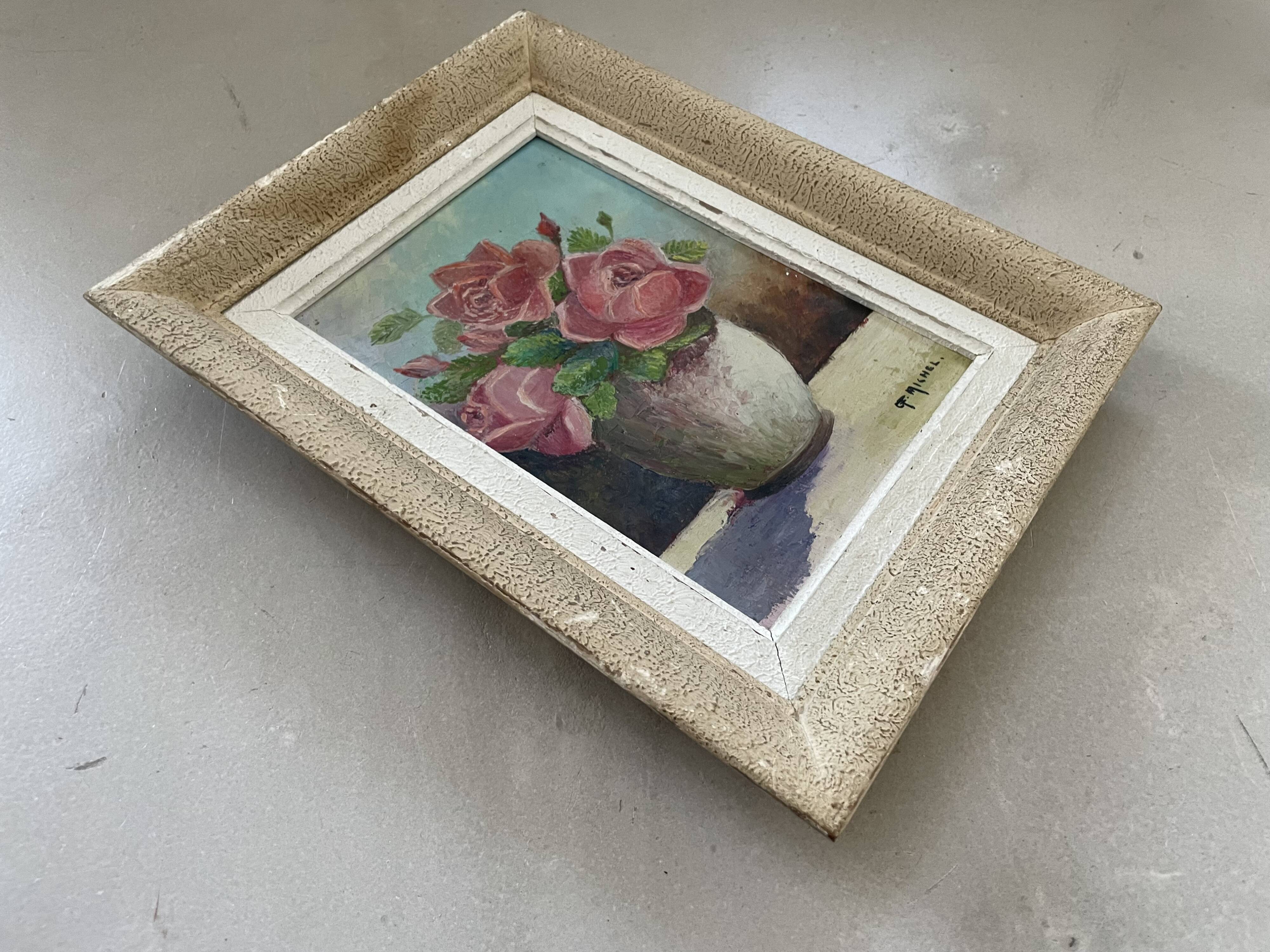 Small old framed painting