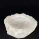 Sculptural bowl in translucent stone – Onyx/Alabaster