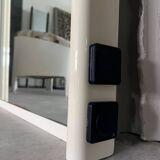 Vintage 1970s Illuminated Mirror with Built-In Socket