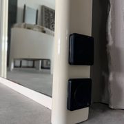 Vintage 1970s Illuminated Mirror with Built-In Socket