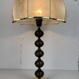 Midcentury Scandinavian brass cocoon mushroom lamp, Borens, Sweden 1960s