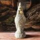 Antique enamelled terracotta rooster