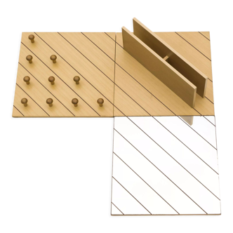 Vintage Italian wooden modular set circa 1970