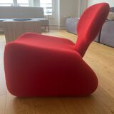 Armchair and footrest Djinn by Olivier Mourgue