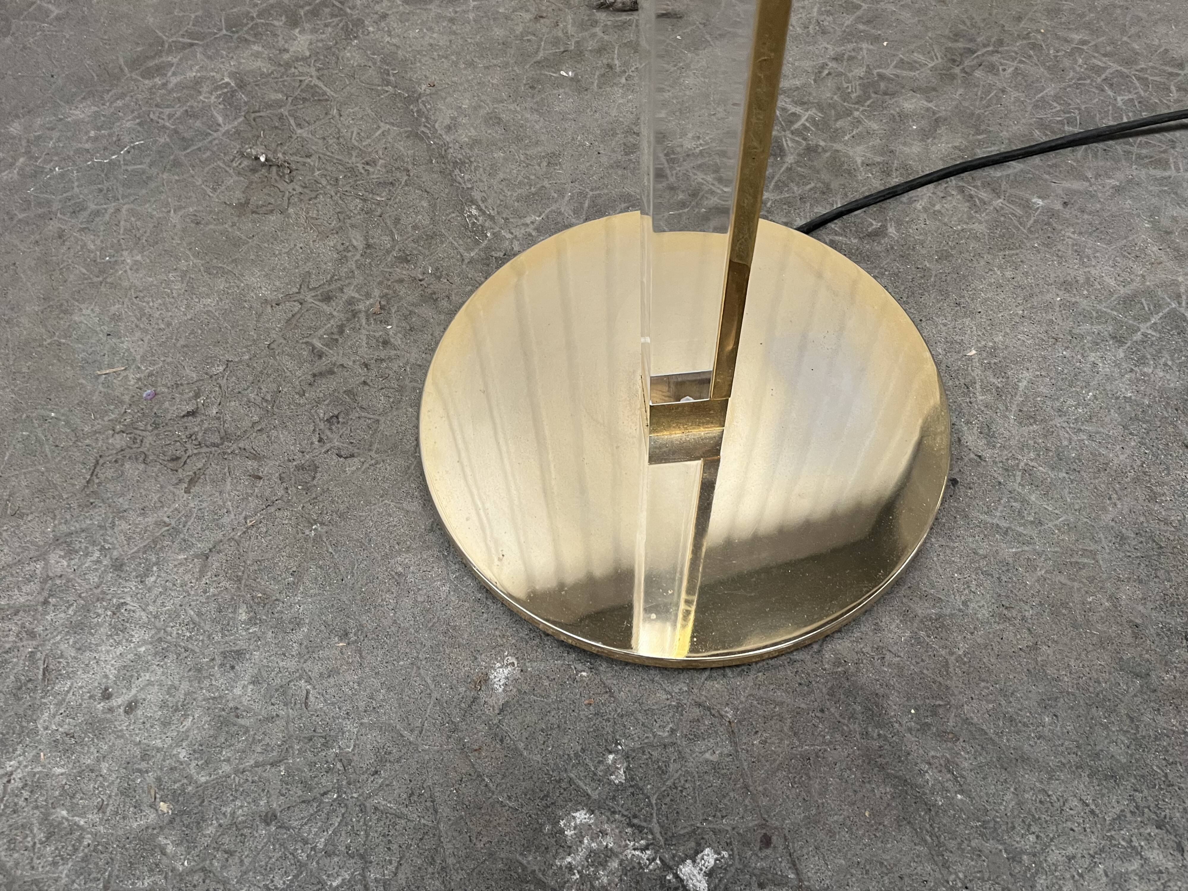Plexi floor lamp from the 70s