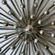Lampe Pistillo, applique ou plafonnier en chrome Valenti Luce, design 1970