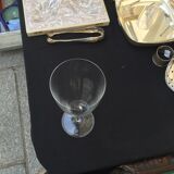 Service of 12 Baccarat champagne flutes.