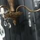 Brass grapefruit chandelier
