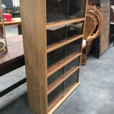 Solid oak bookcase 1950