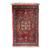 Tapis vintage style Sarouk – 42 x 64 cm – Motif traditionnel - 1C972