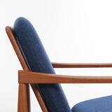 Paire de fauteuils scandinave en teck