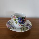 Porcelain Coffee Cup Bill Goldsmith Limoges "Victoria"