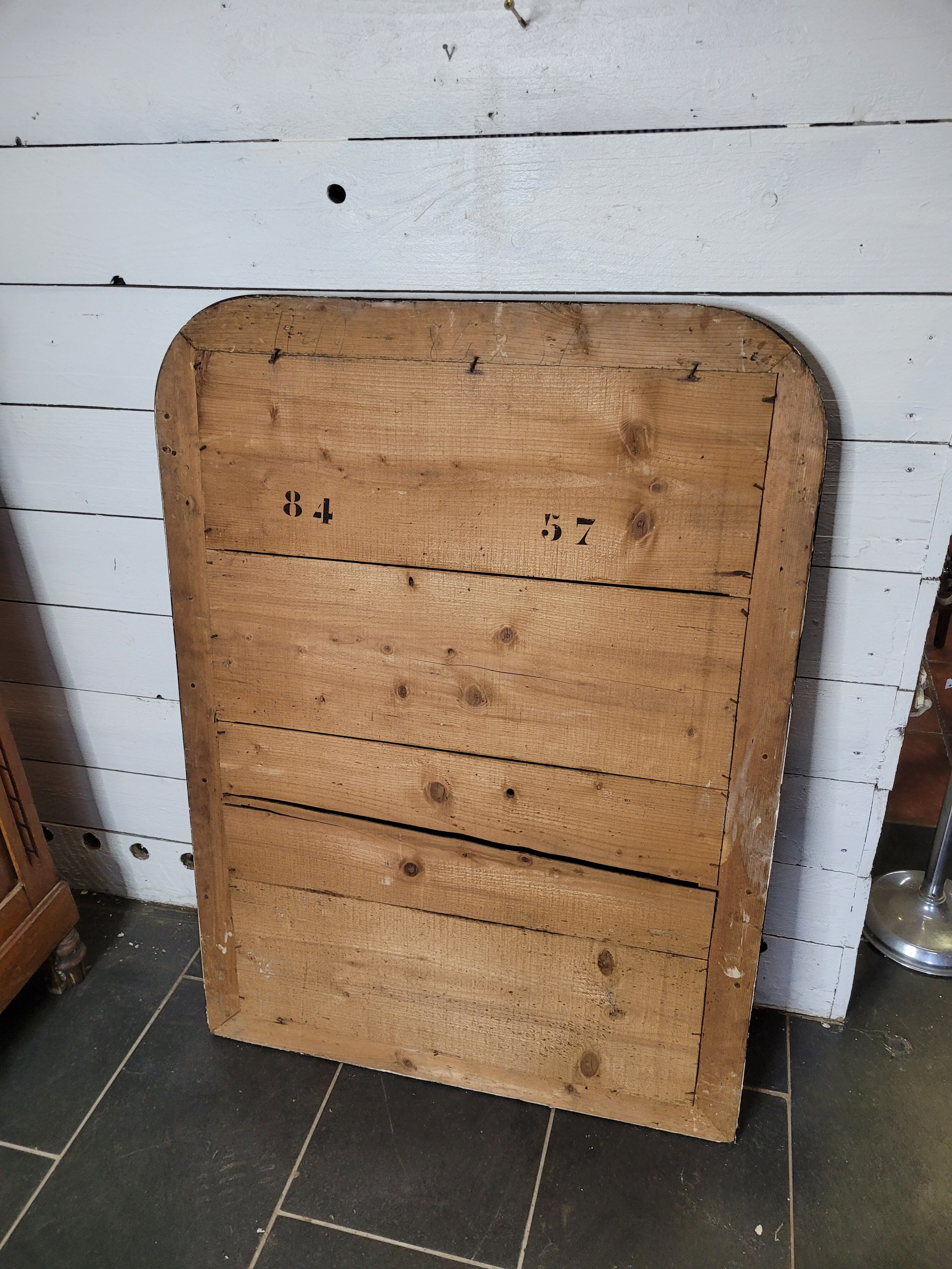 Old mirror Napoleon III, 101×74cms