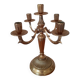 5-light bronze or gilded brass candlestick