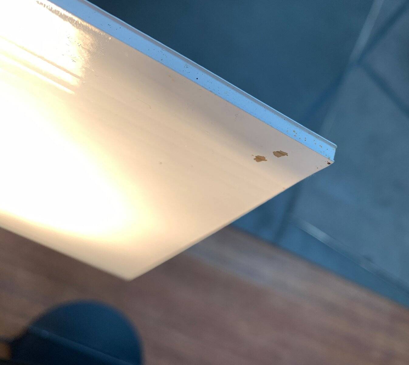 Postmodern table lamp W.O. by Sacha Ketoff for Aluminor, France, 1980s