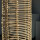 Large lantern-shaped rattan pendant lamp H50 D24