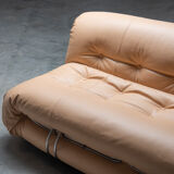 Soriana 4 Seater Sofa by Tobia & Afra Scarpa for Cassina Italy 1960s
