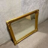 Old golden mirror